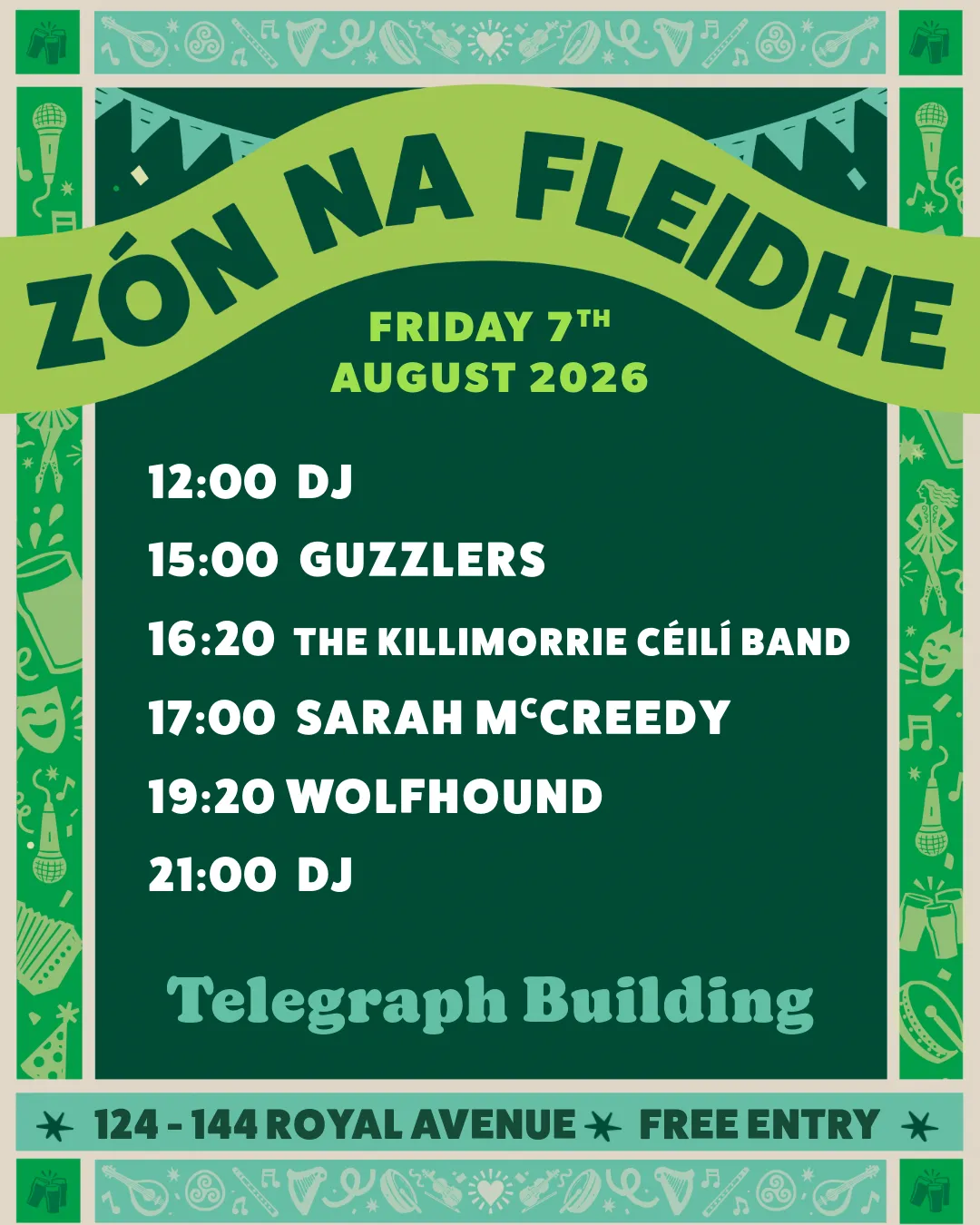 Fleadh Zone at Telegraph Building — event image at The Telegraph Building — thumbnail 2