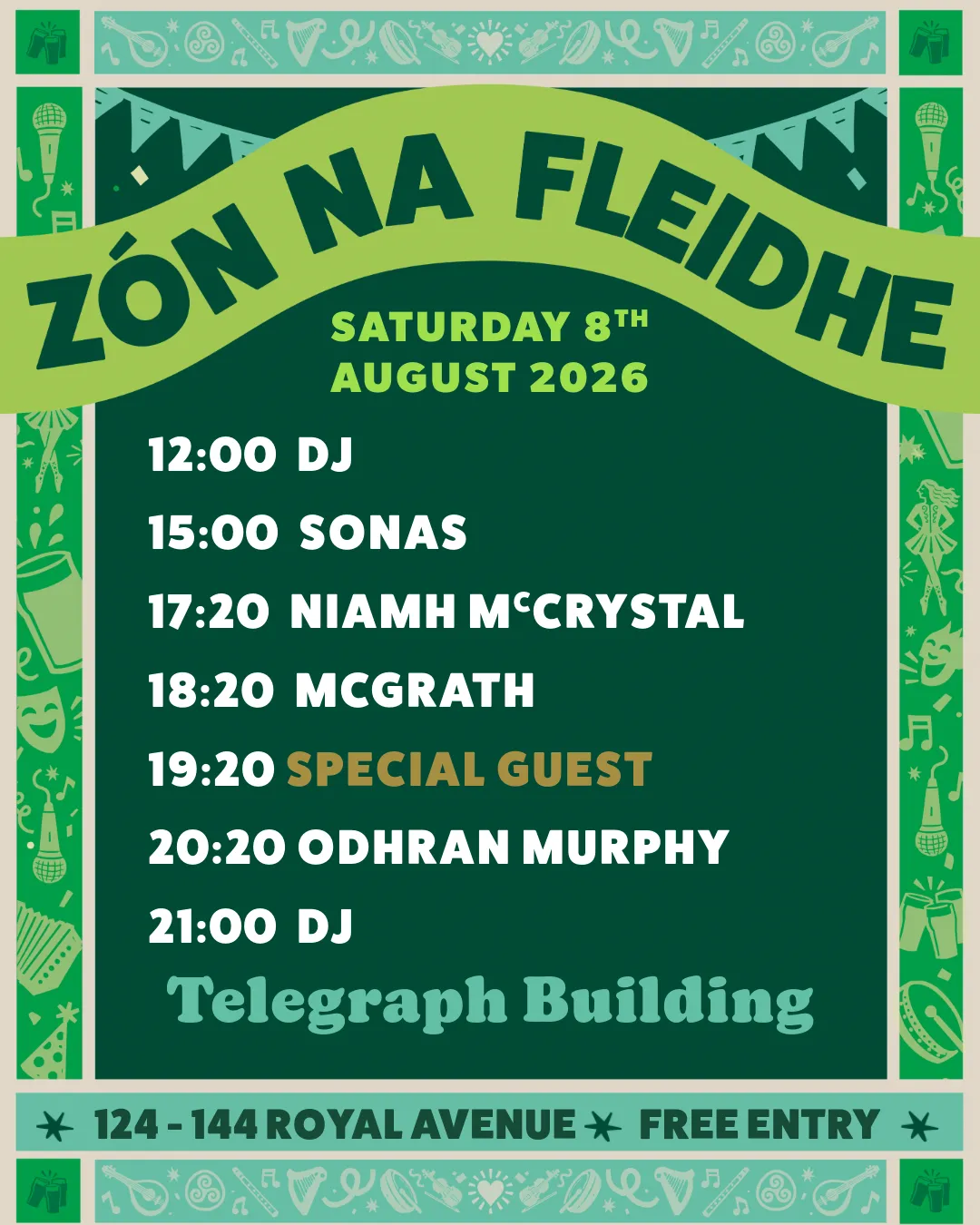 Fleadh Zone at The Telegraph Building — event image at The Telegraph Building — thumbnail 2