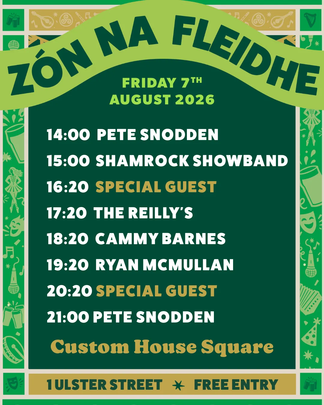 Fleadh Zone at Custom House Square — event image at Custom House Square — thumbnail 3