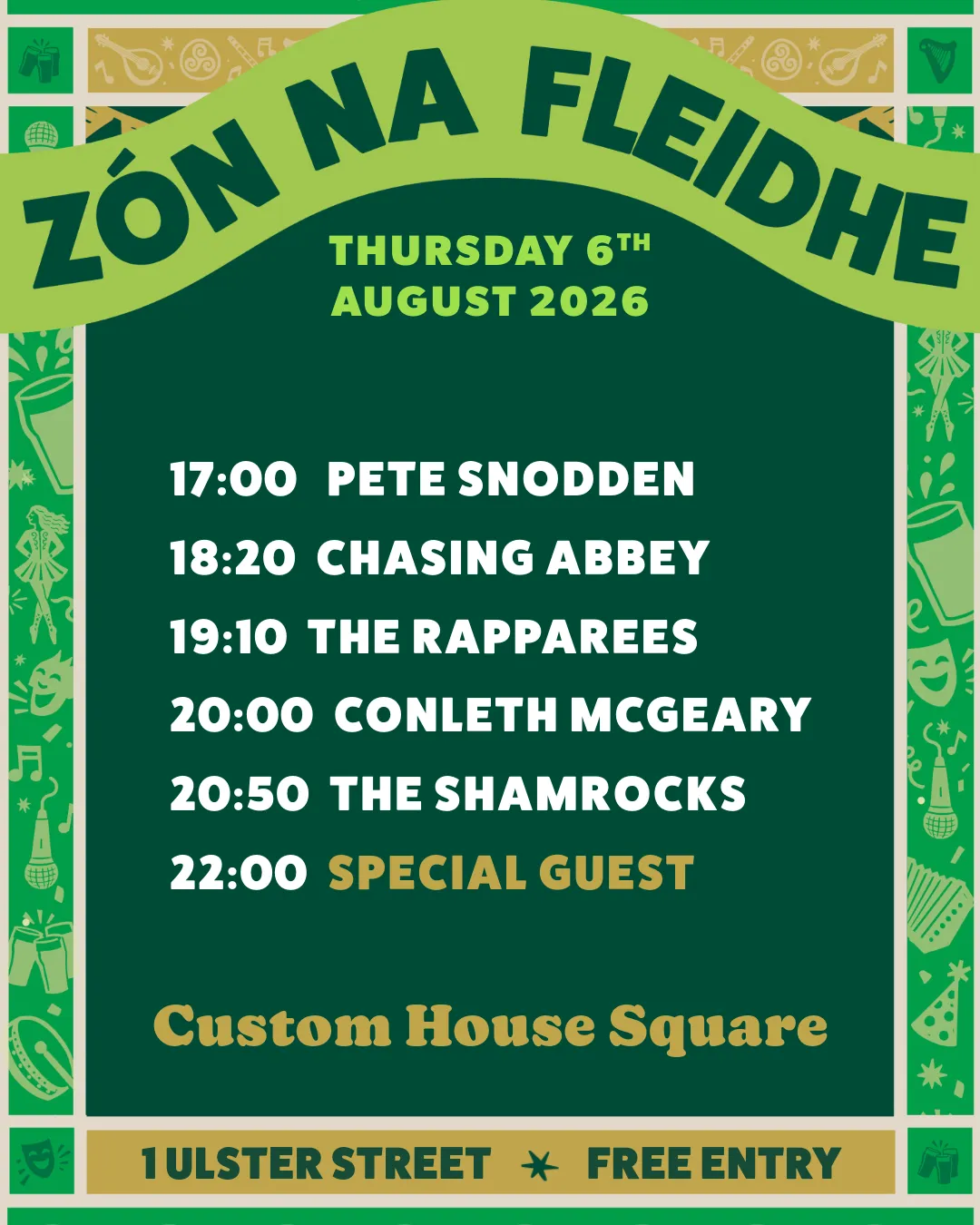 Fleadh Zone at Custom House Square — event image at Custom House Square — thumbnail 3